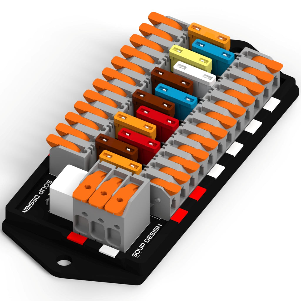 Toolless Fuse Block V2 (Switched)